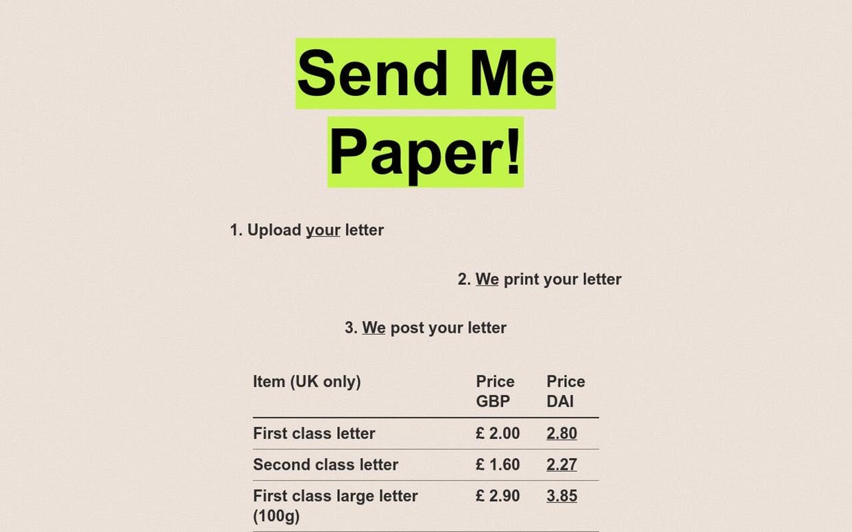 Send Me Paper! gallery image