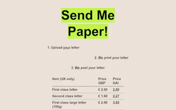 Send Me Paper! gallery image