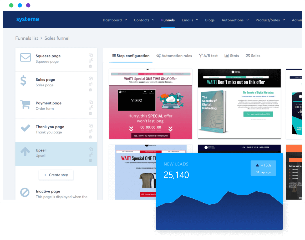 Systme.io media 1