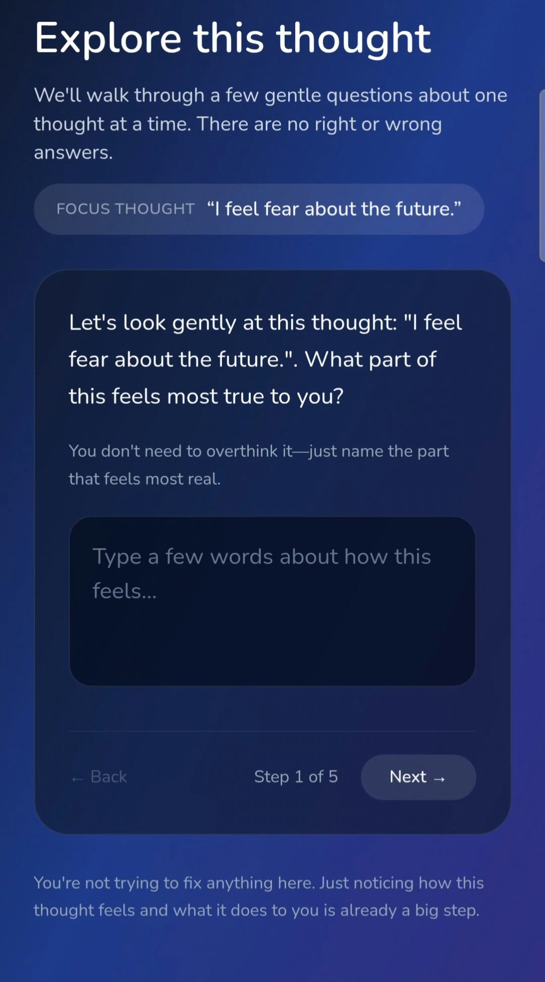 Stinkingthinking - Screenshot 3 showing product features and functionality