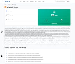 Toolifix Age Calculator gallery image