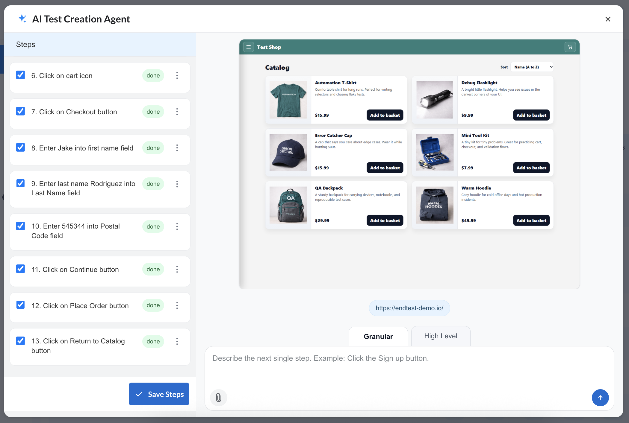Endtest AI Test Automation gallery image