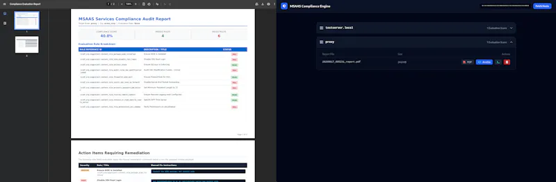 Automated SCAP Scan Compliance Engine screenshot 3
