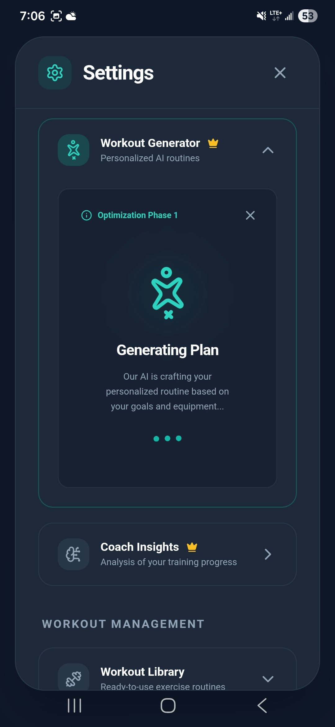 Calisthenics AI - Main product screenshot demonstrating key features and user interface