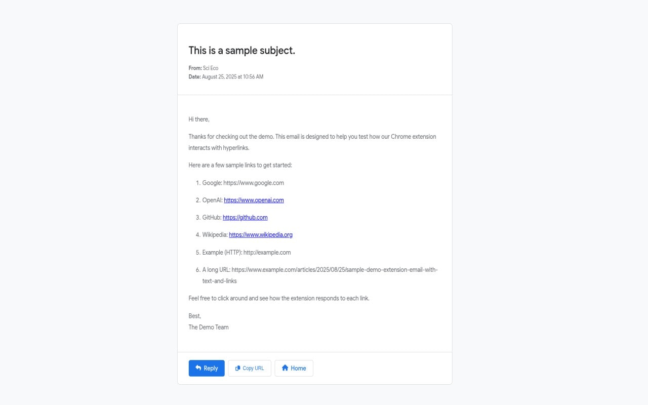 GamancloudによるEmaillinks - Secure URLを介して電子メールを共有しますメディア2