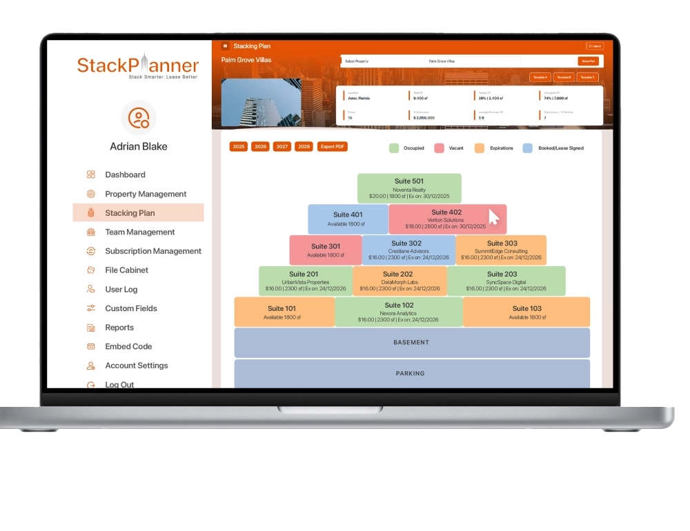StackPlanner - Main product screenshot demonstrating key features and user interface
