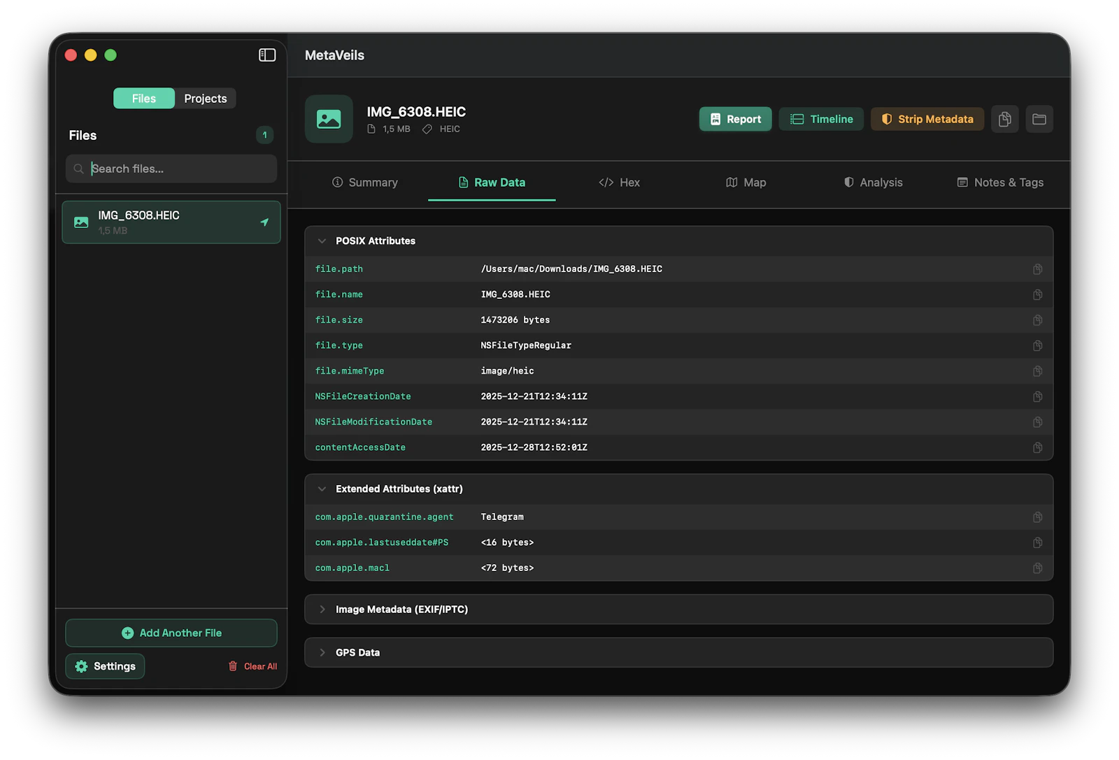 MetaVeils screenshot 4