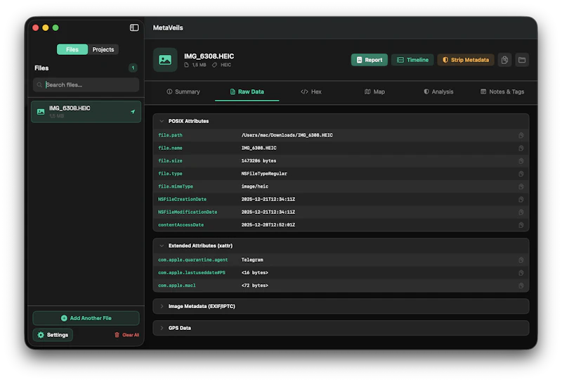 MetaVeils screenshot 4