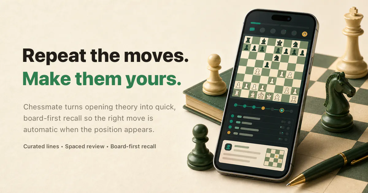 Chess Opening Trainer — Chessmate gallery image