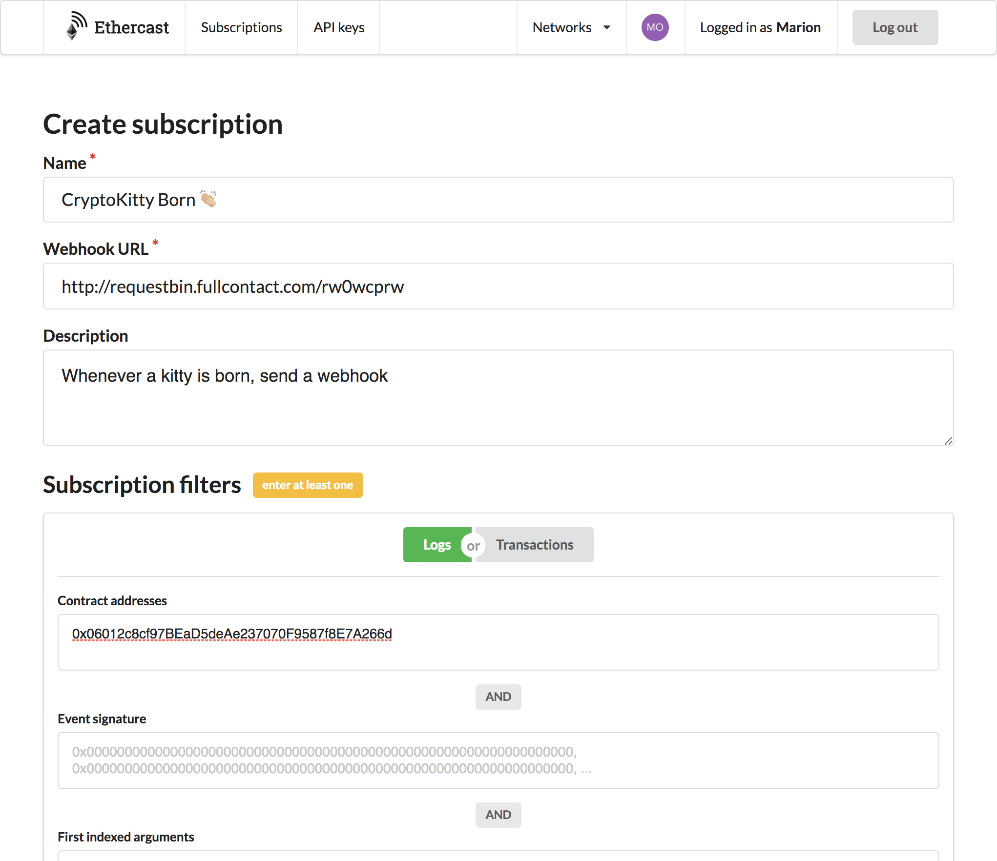 Ethercast gallery image