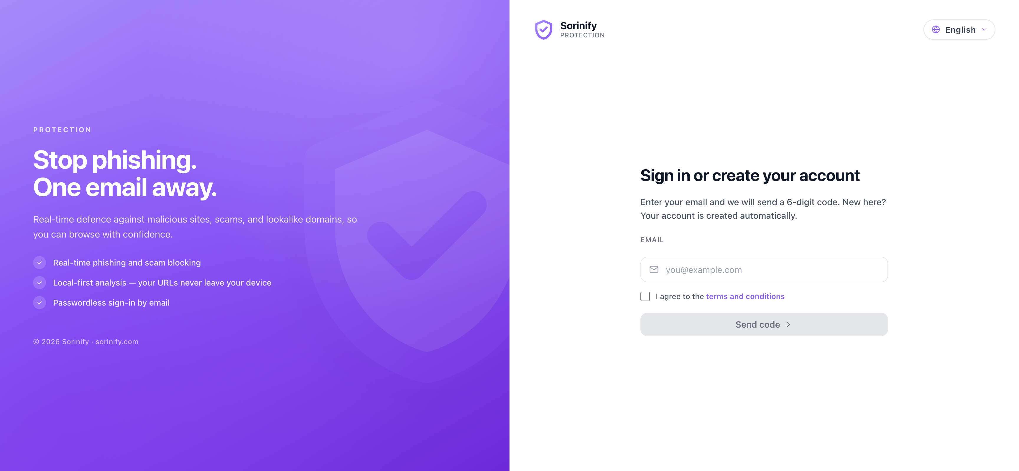 Sorinify - Phishing Protection gallery image