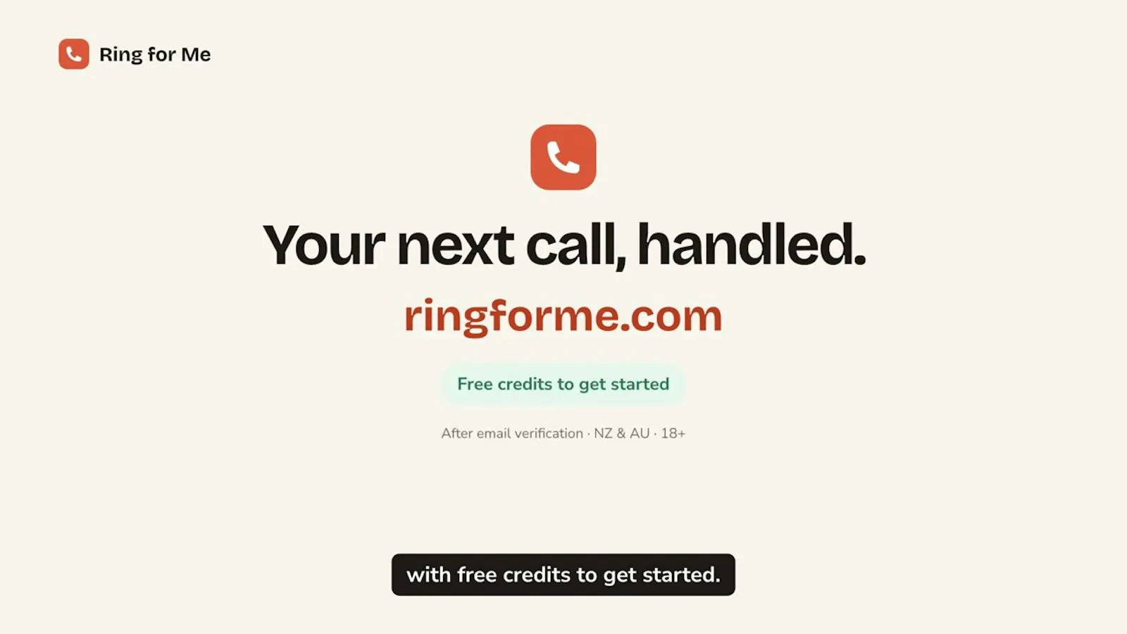 Ring for Me screenshot 1 (video preview)