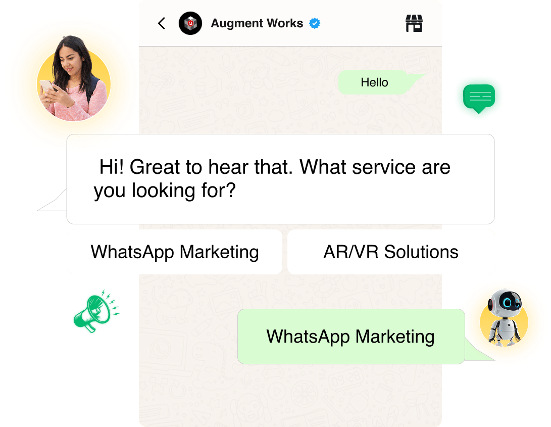 WhatsApp Chatbot for Business - Automate. Engage. Scale Your Business with WhatsApp Chatbots media 1