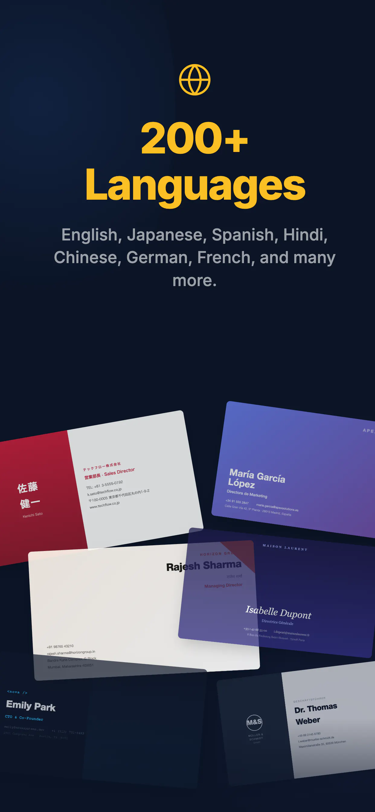 Nexio - Business Card Scanner gallery image