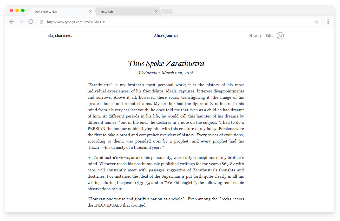 Typegit gallery image