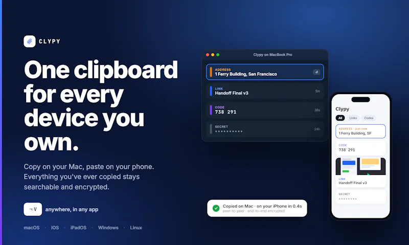 Clypy screenshot 1
