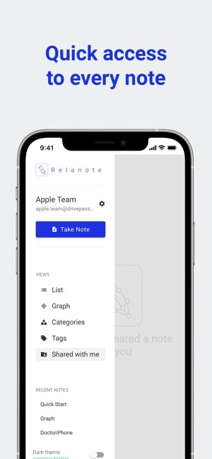 Relanote - your knowledge graph gallery image
