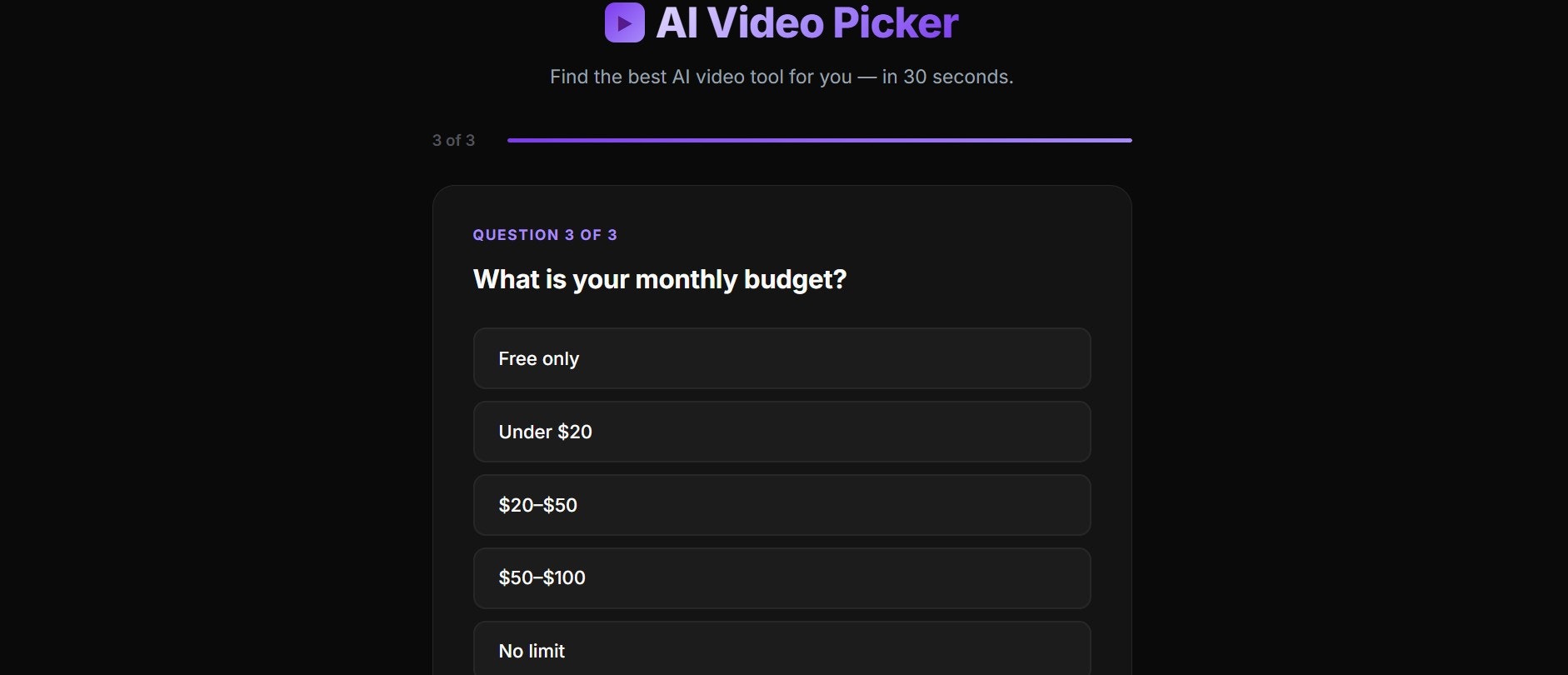 AI Video Picker gallery image