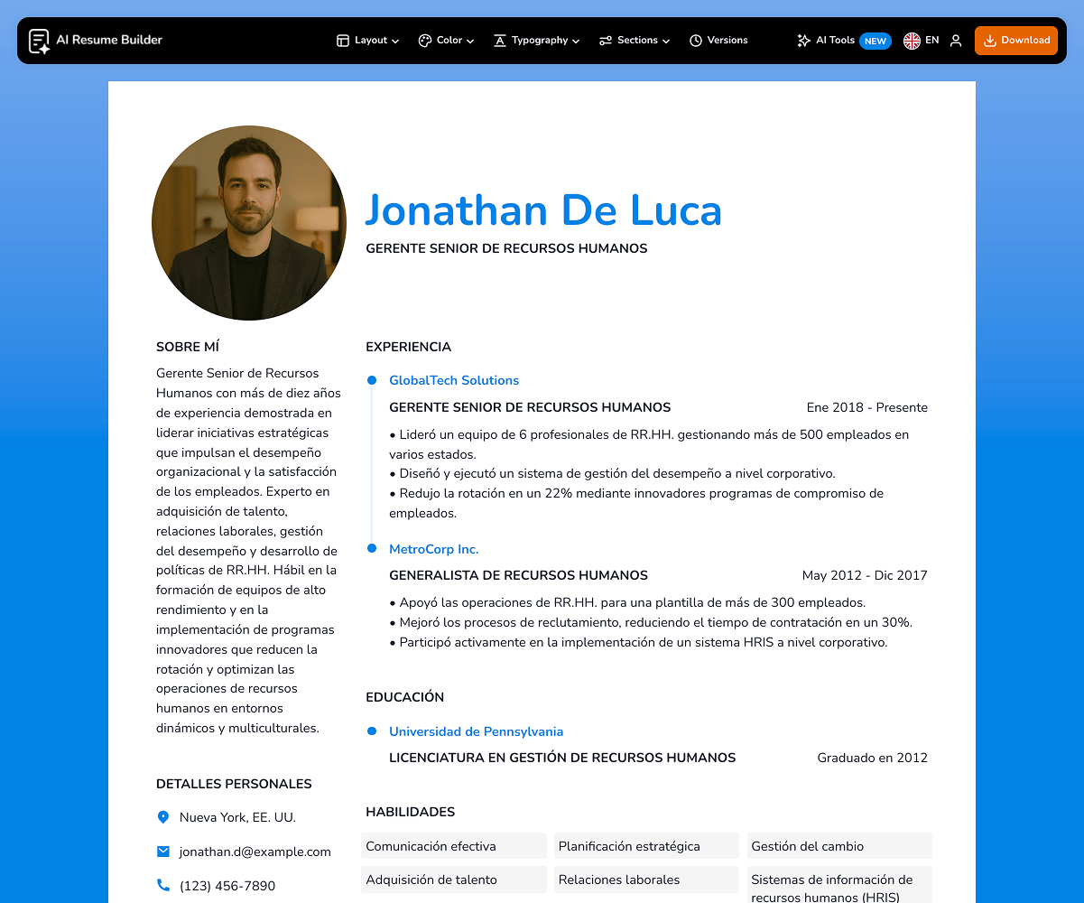 Resume Builder & CV Maker Online gallery image