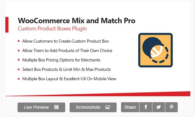 WooCommerce Mix & Match Plugin