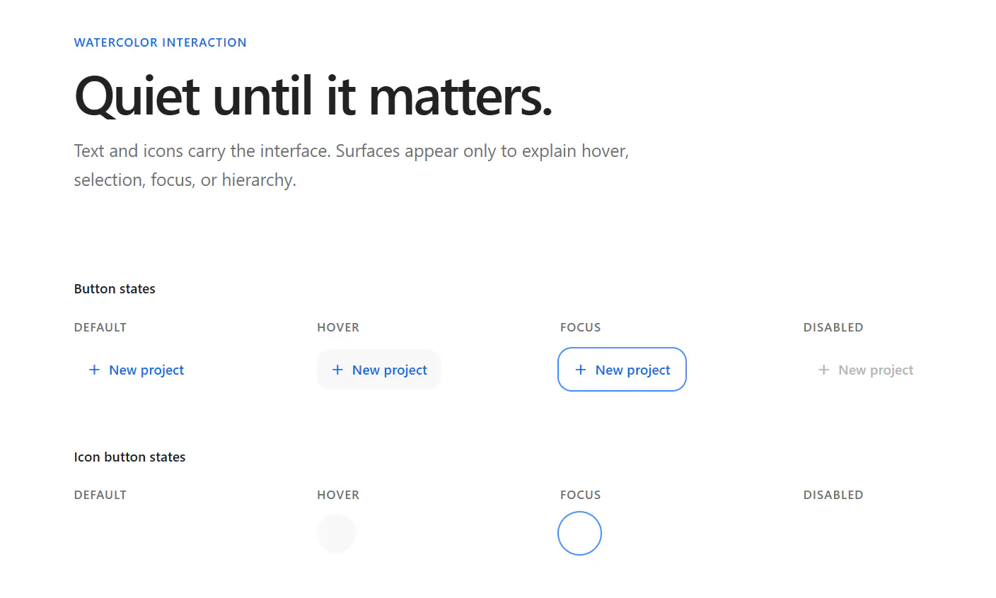 Watercolor UI gallery image