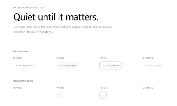 Watercolor UI gallery image