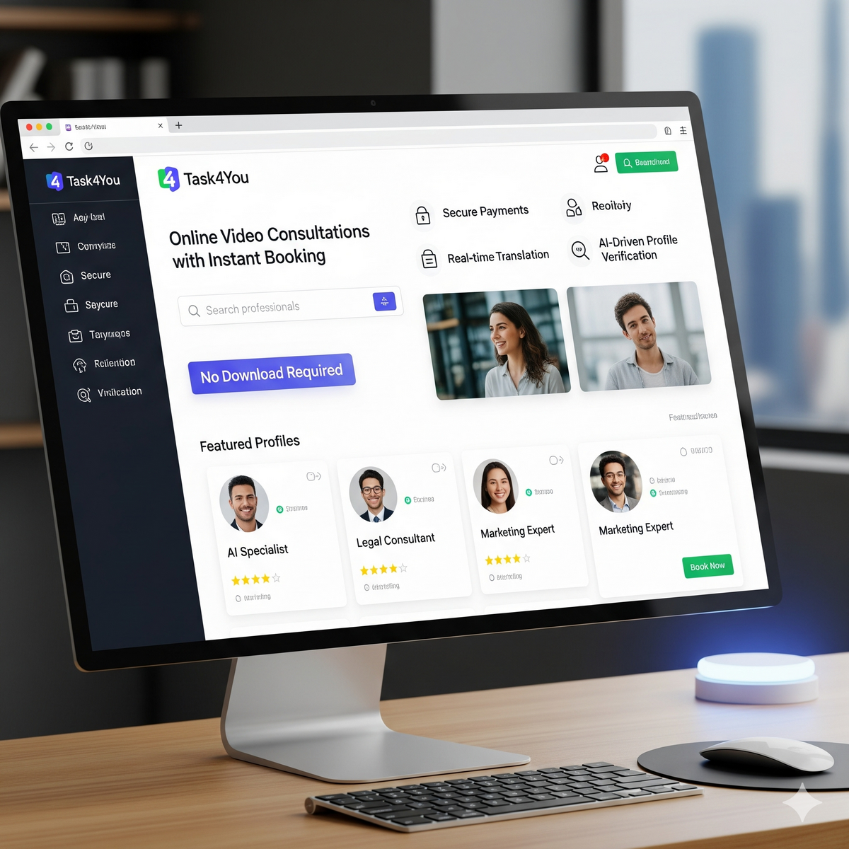 Talks4You - Main product screenshot demonstrating key features and user interface