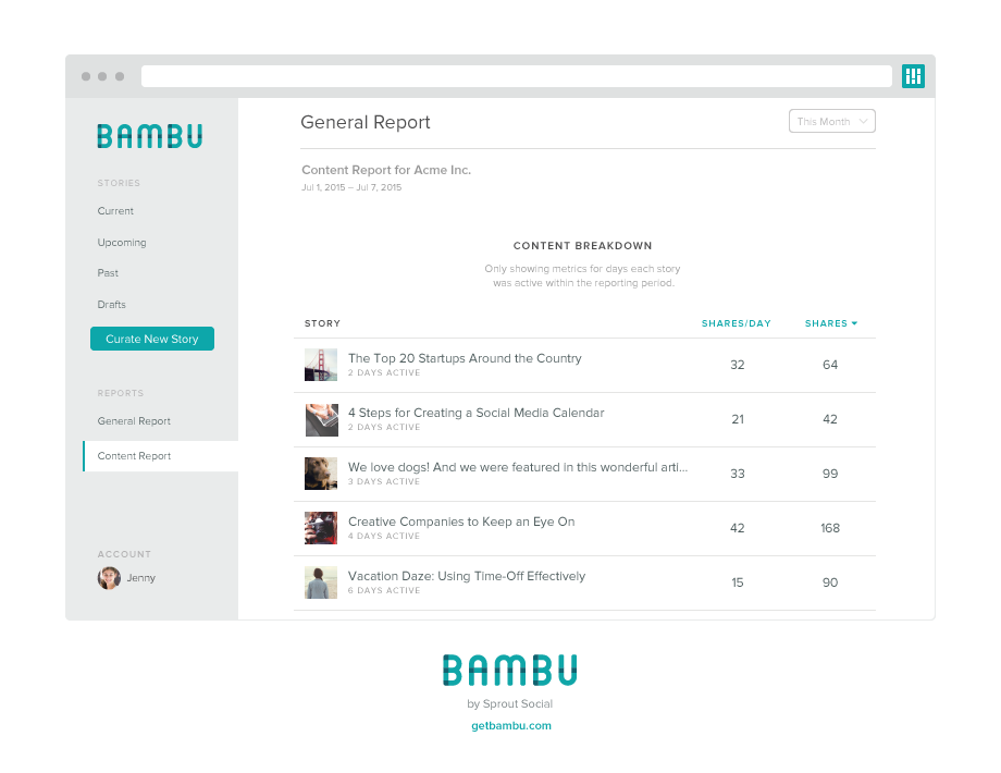 Bambu by Sprout Social gallery image