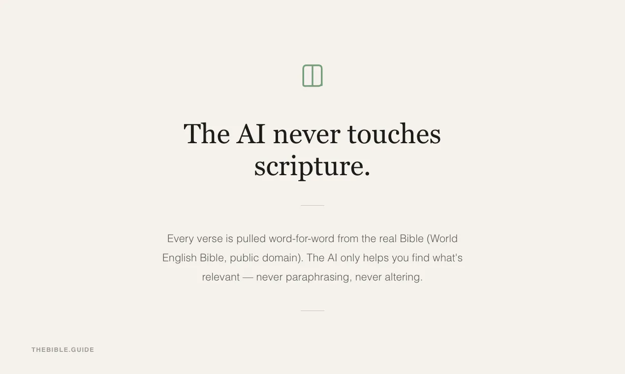 The Bible guide gallery image