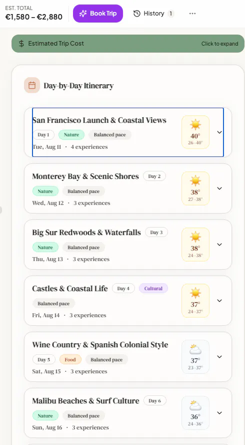 Your next trip, planned around you gallery image