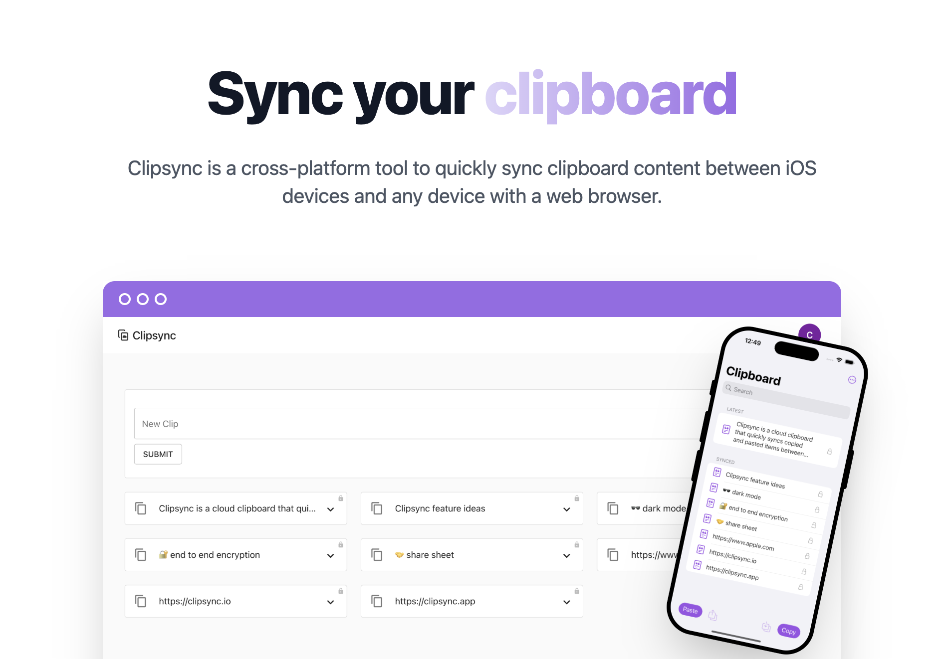 Clipsync gallery image