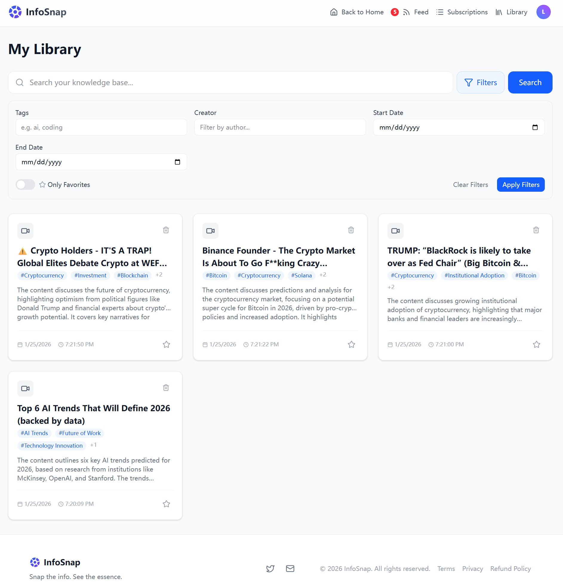 InfoSnap gallery image