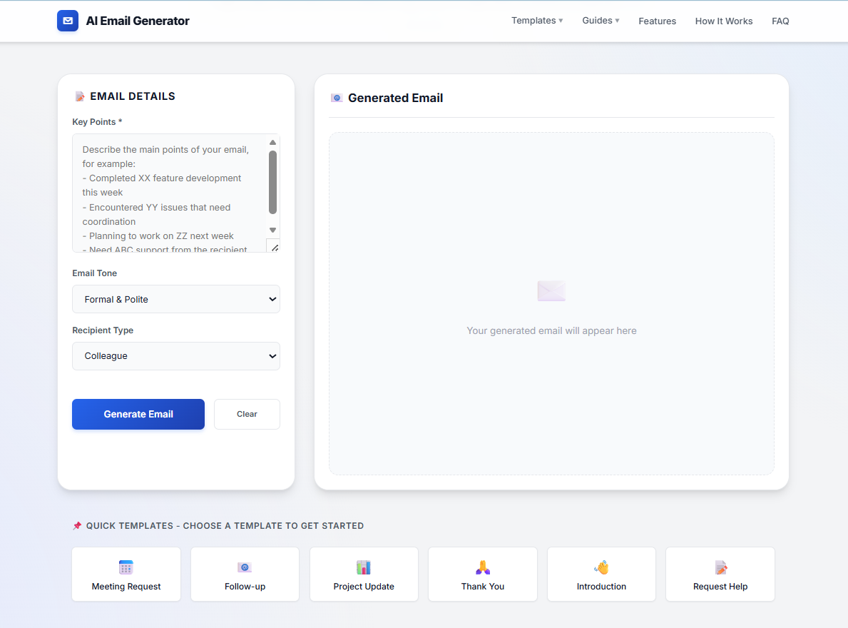 ai email generators gallery image