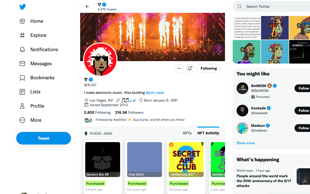 Display NFT Collection on Twitter gallery image