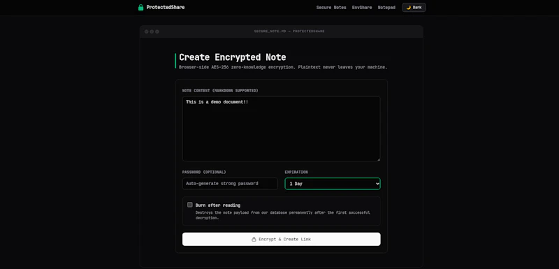 ProtectedShare screenshot 2