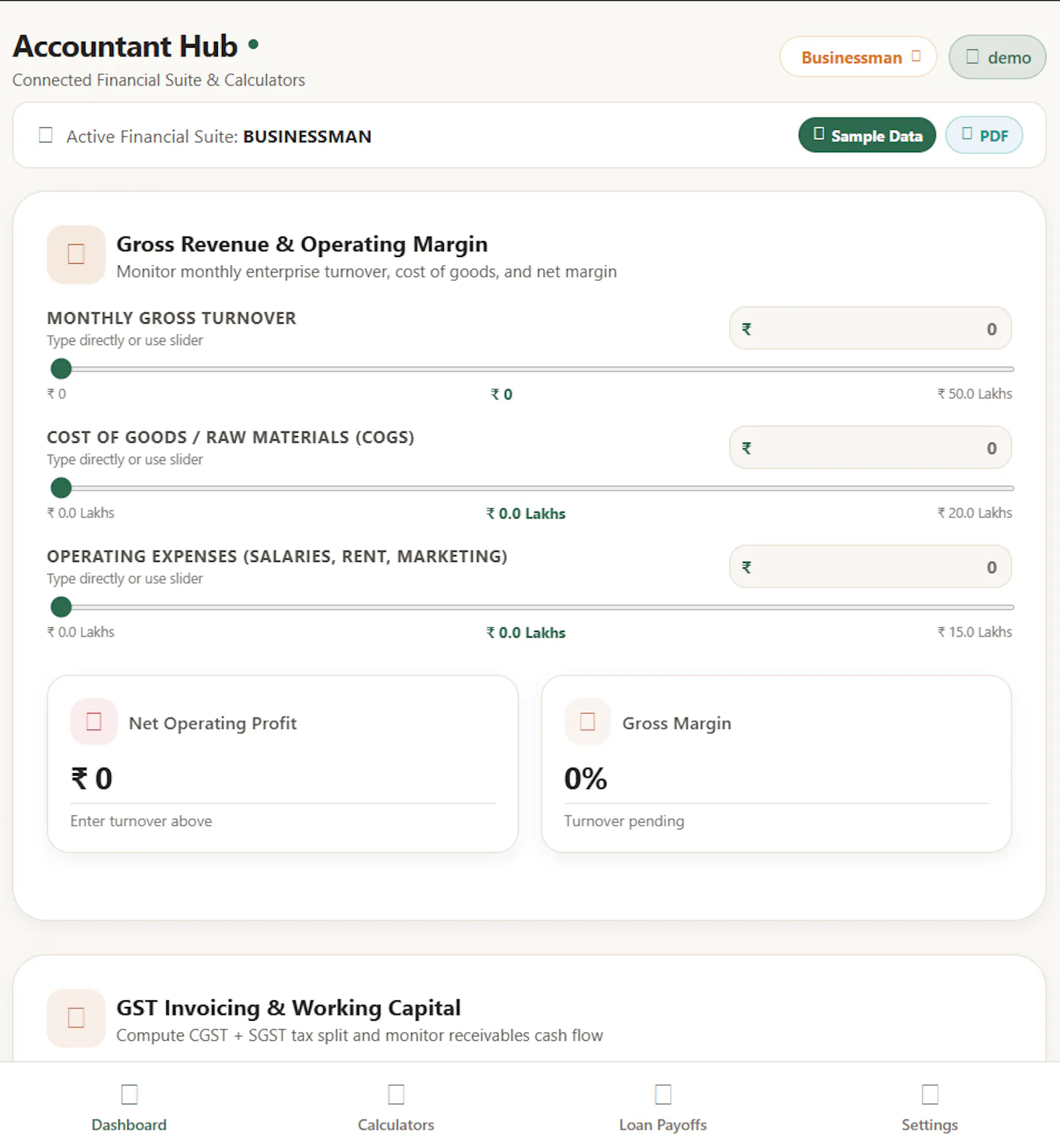 HisaabSetu — Sovereign Financial Suite screenshot 2