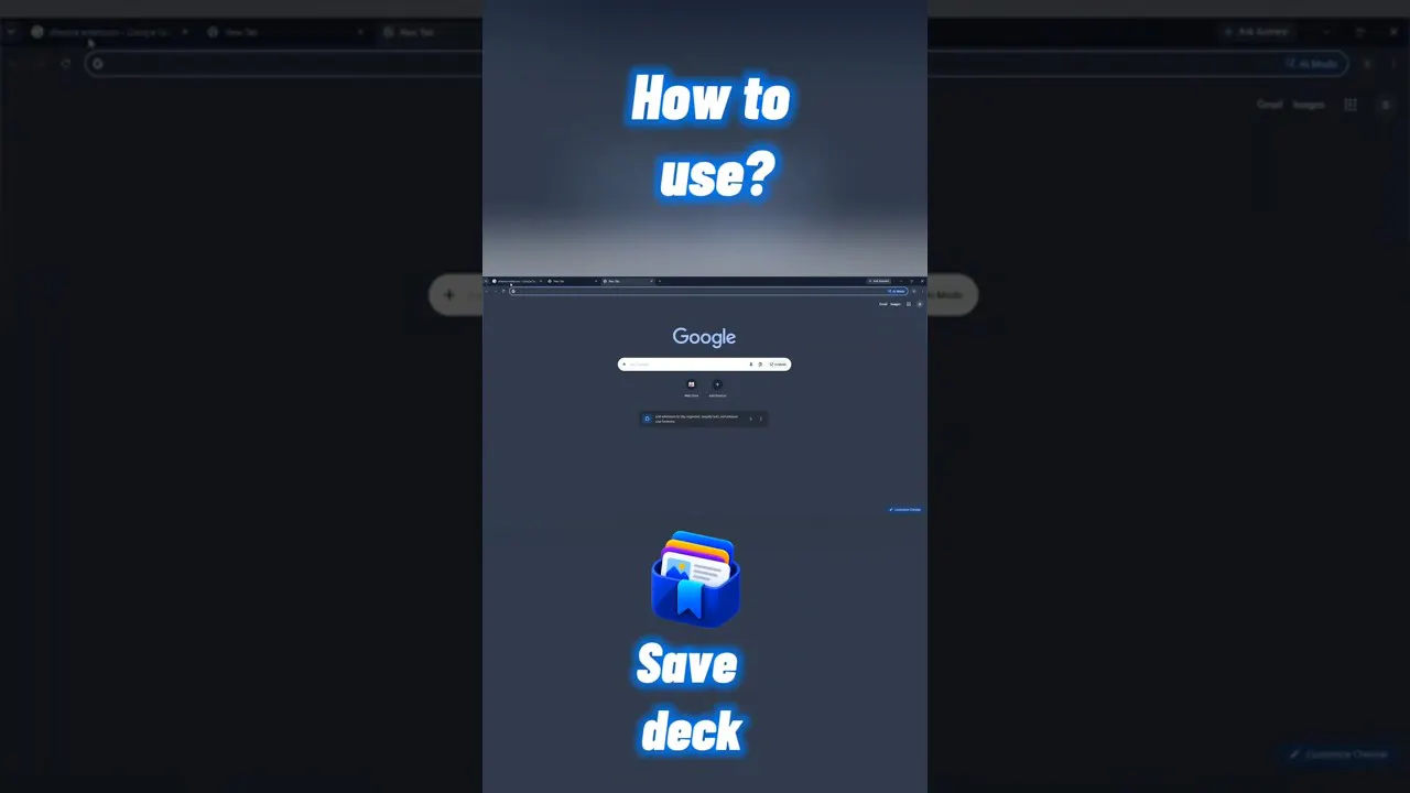 SaveDeck — Visual Bookmark Dashboard gallery image