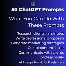 50 ChatGPT Prompts for Freelancers gallery image