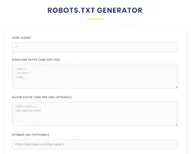 Robots.txt Generator gallery image