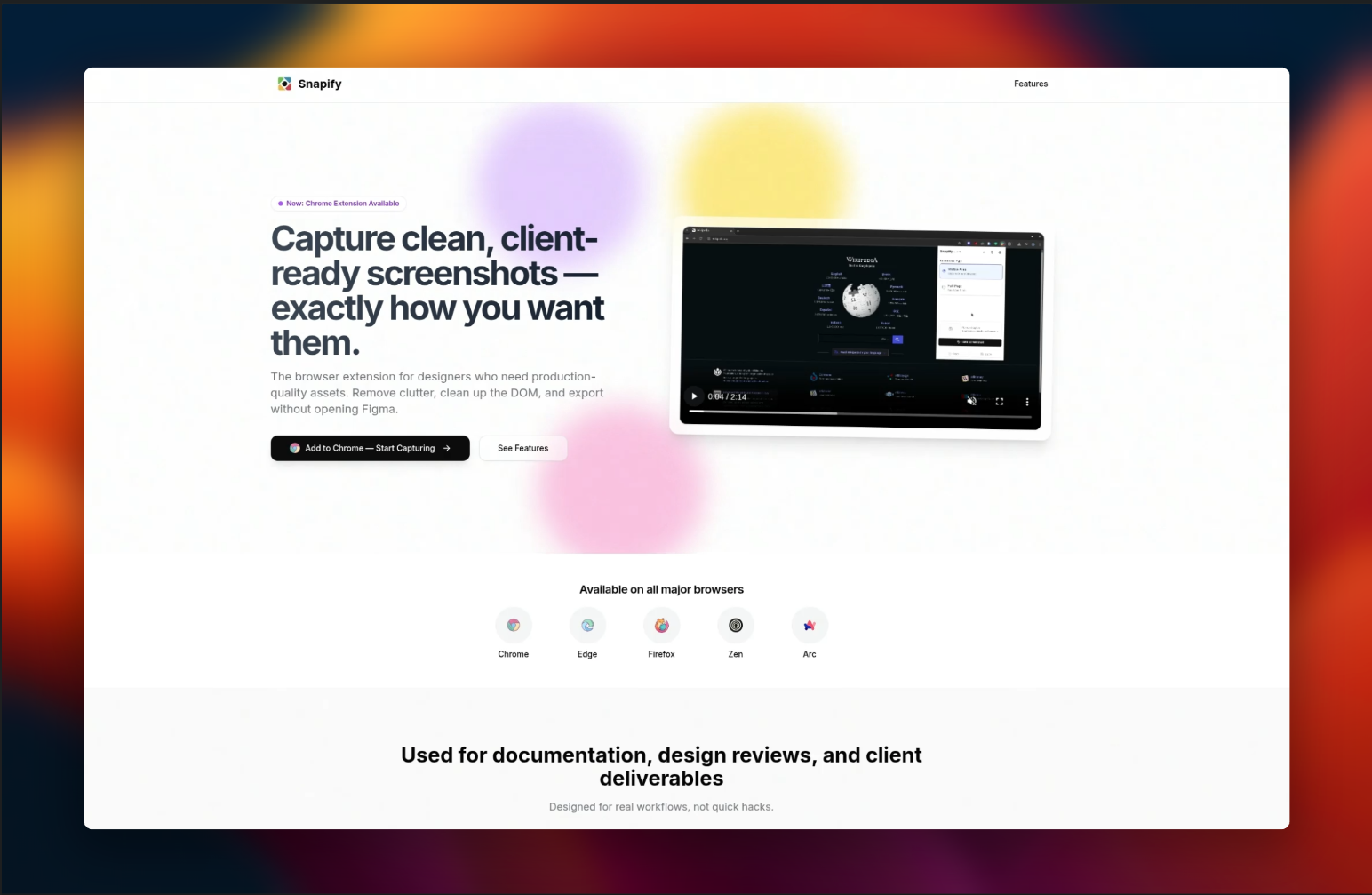 Snapify gallery image