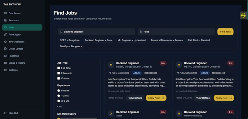 TalentSync screenshot 3