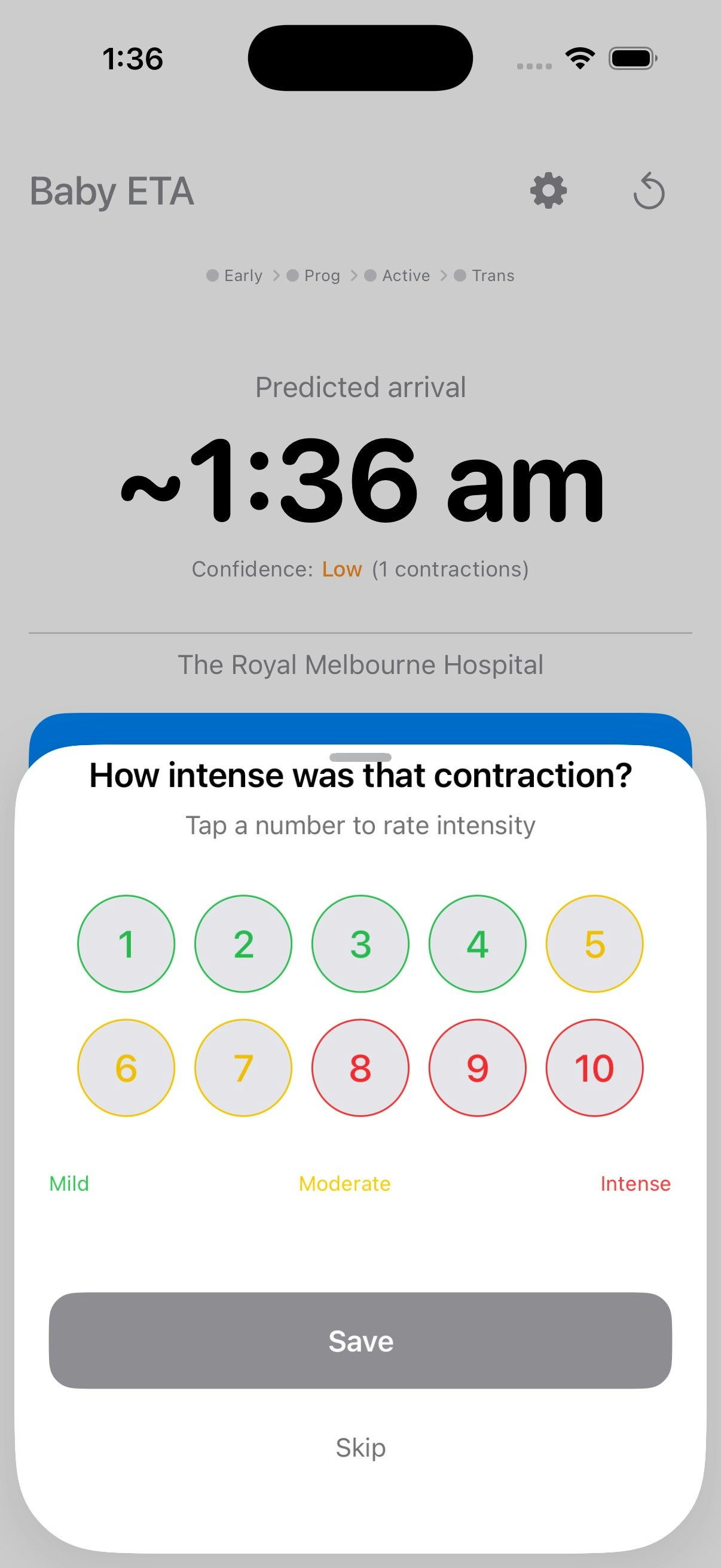Baby ETA - Contracton Timer gallery image
