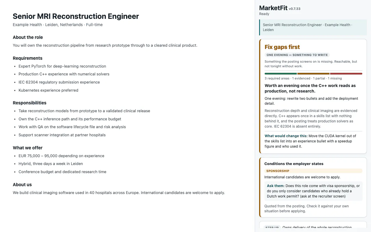 MarketFit Job Lens gallery image