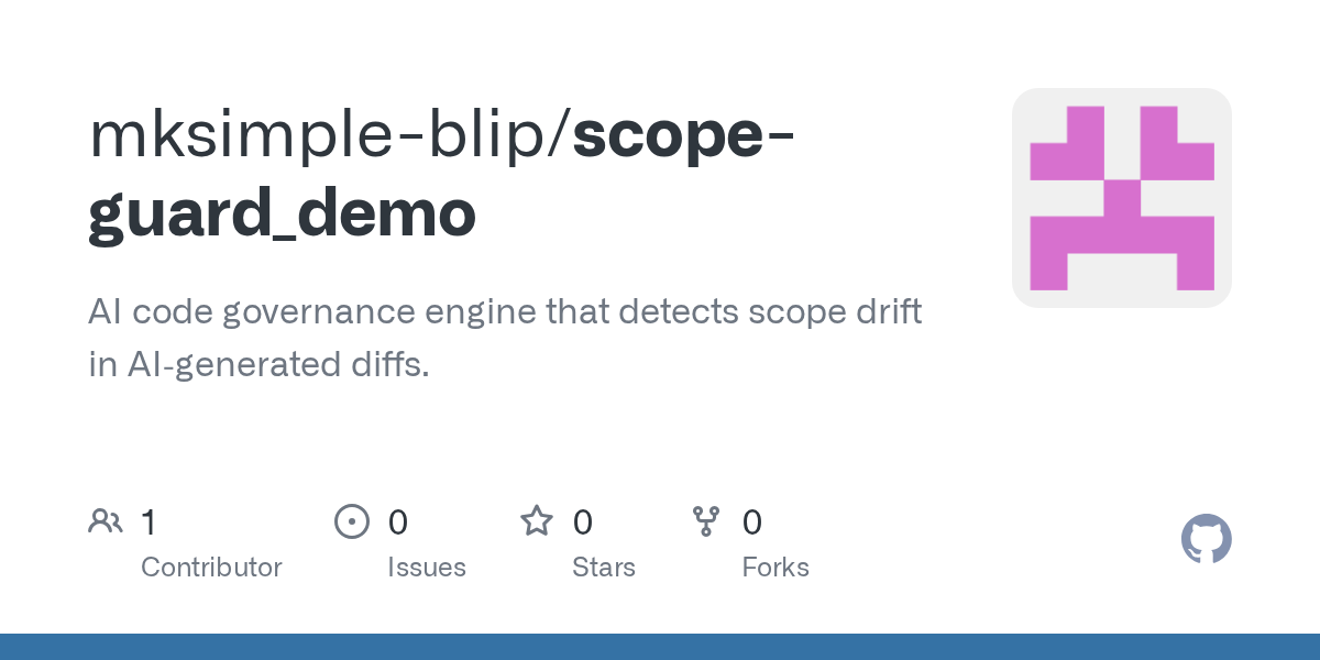 ScopeGuard — AI Code Governance gallery image