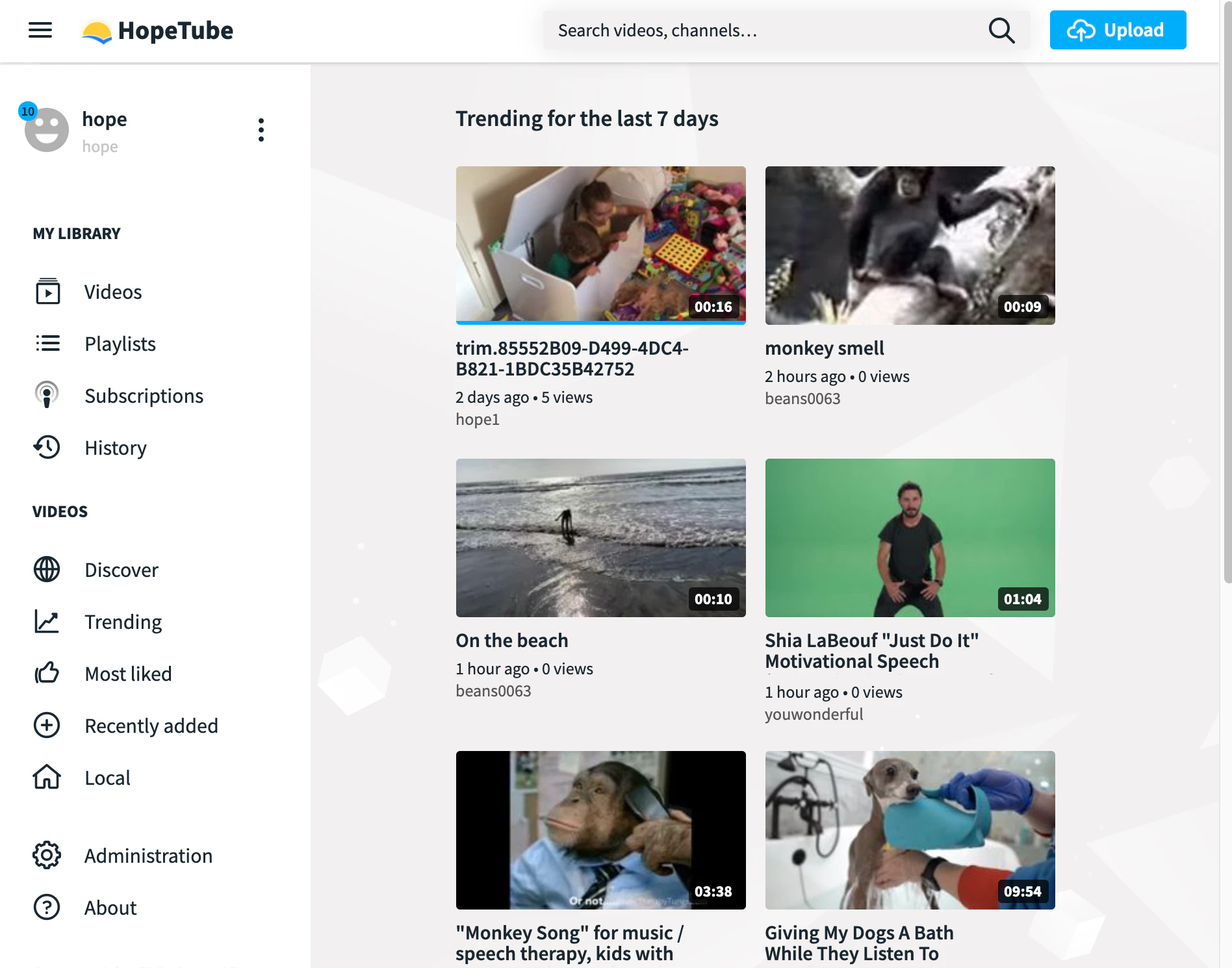 HopeTube