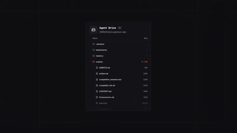 Blaxel Agent Drive screenshot 1 (video preview)