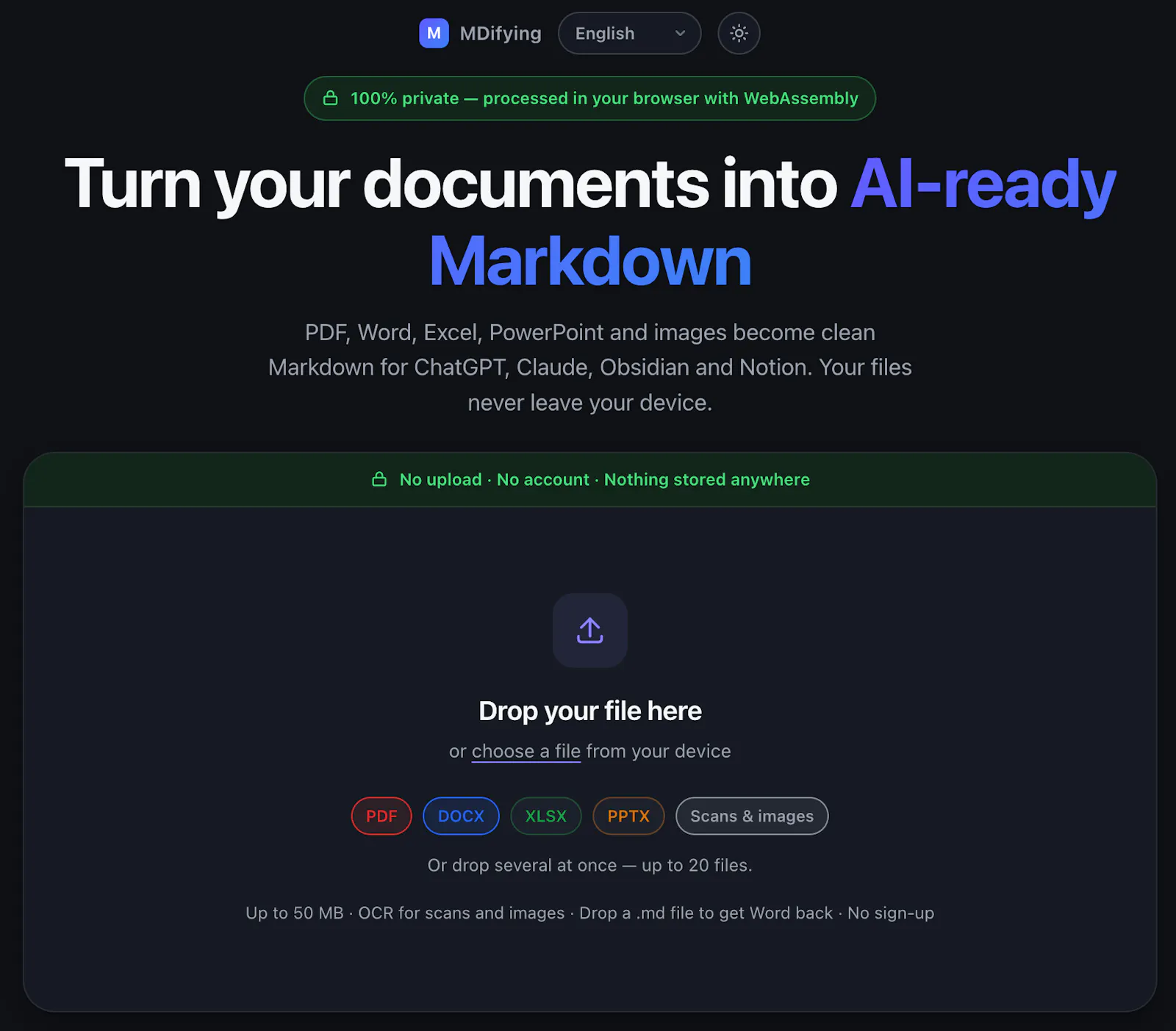 Presenting MDifying screenshot 1