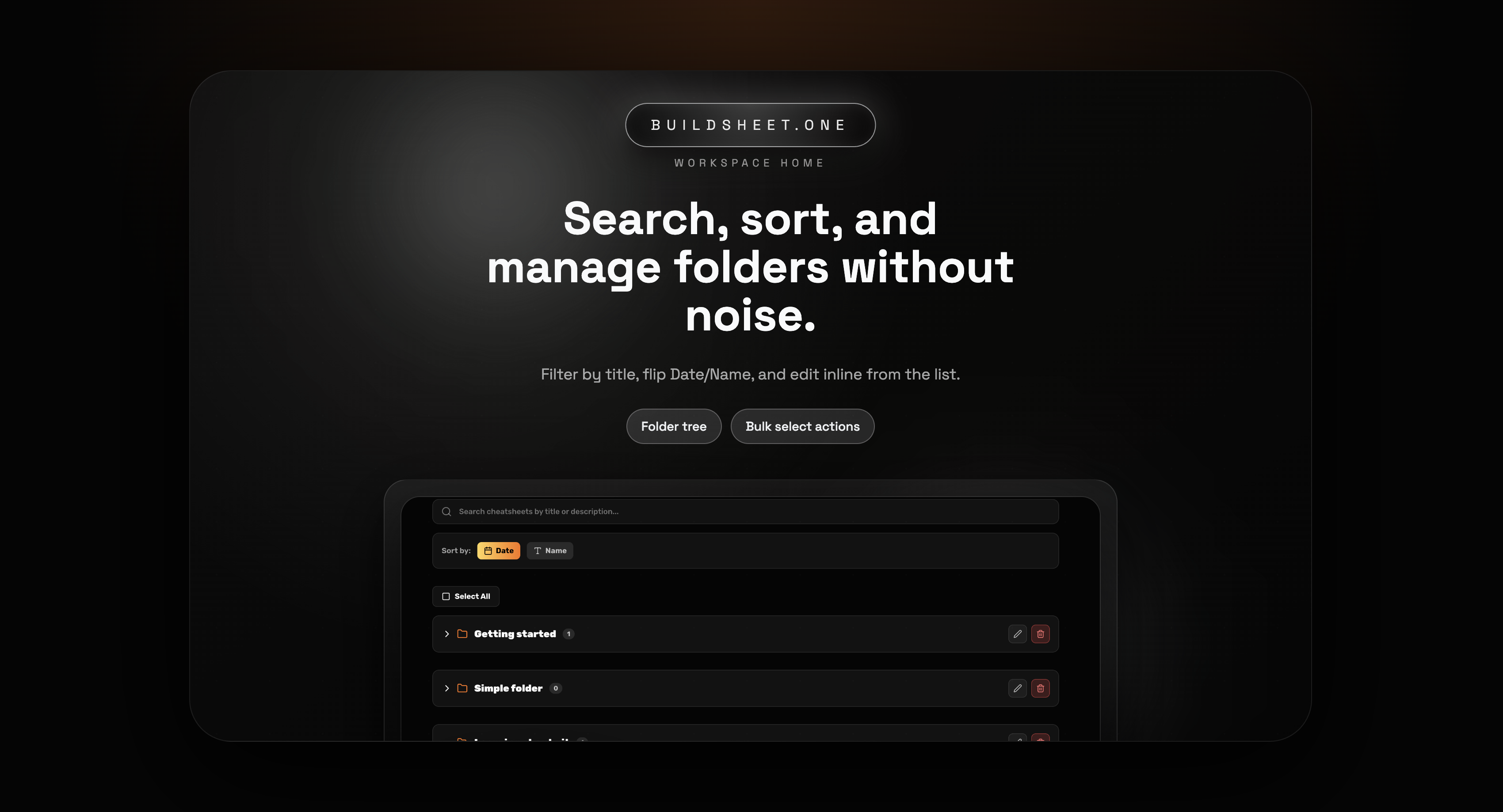 Buildsheet gallery image