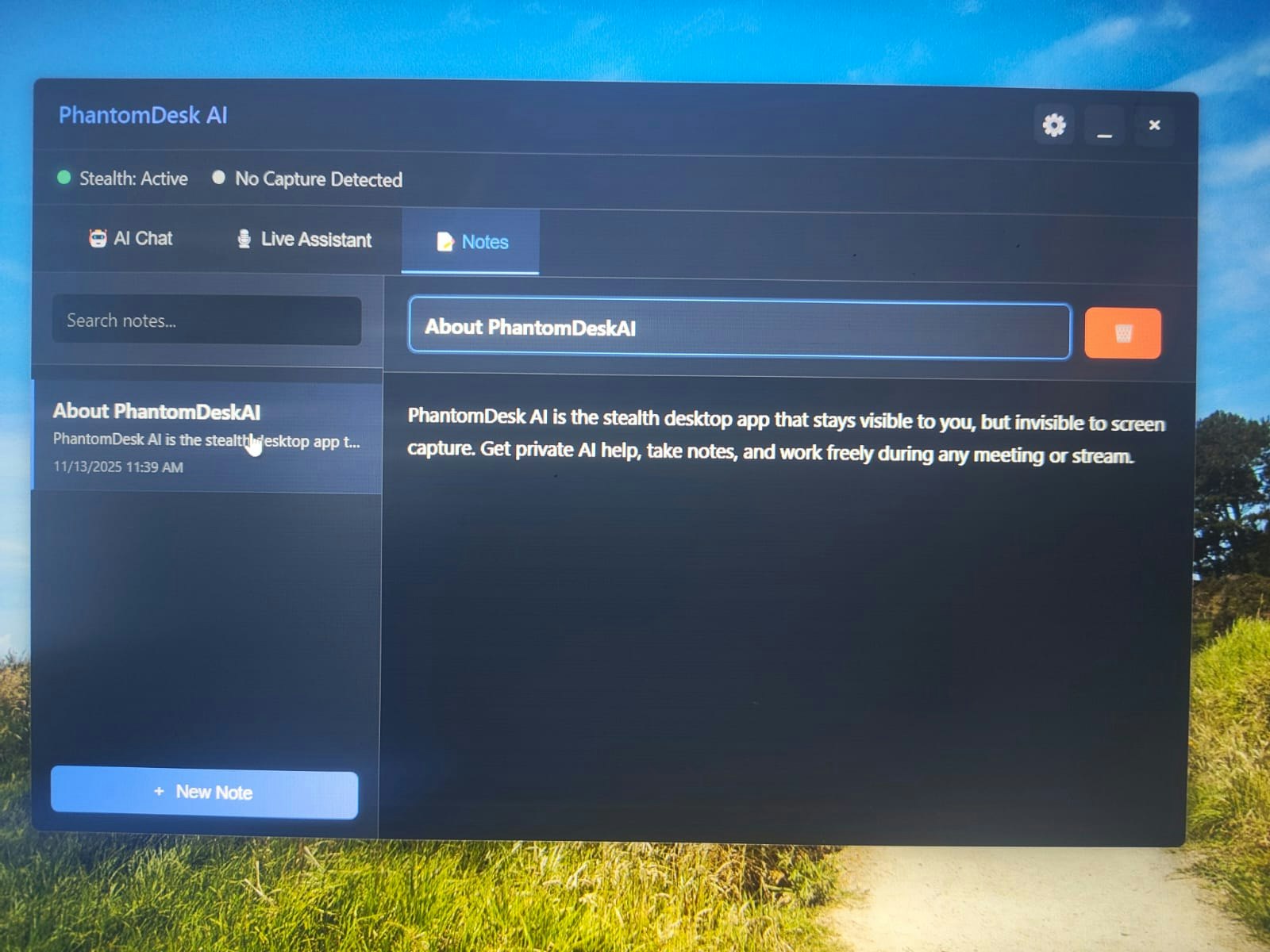 PhantomDesk AI - Screenshot 3 showing product features and functionality