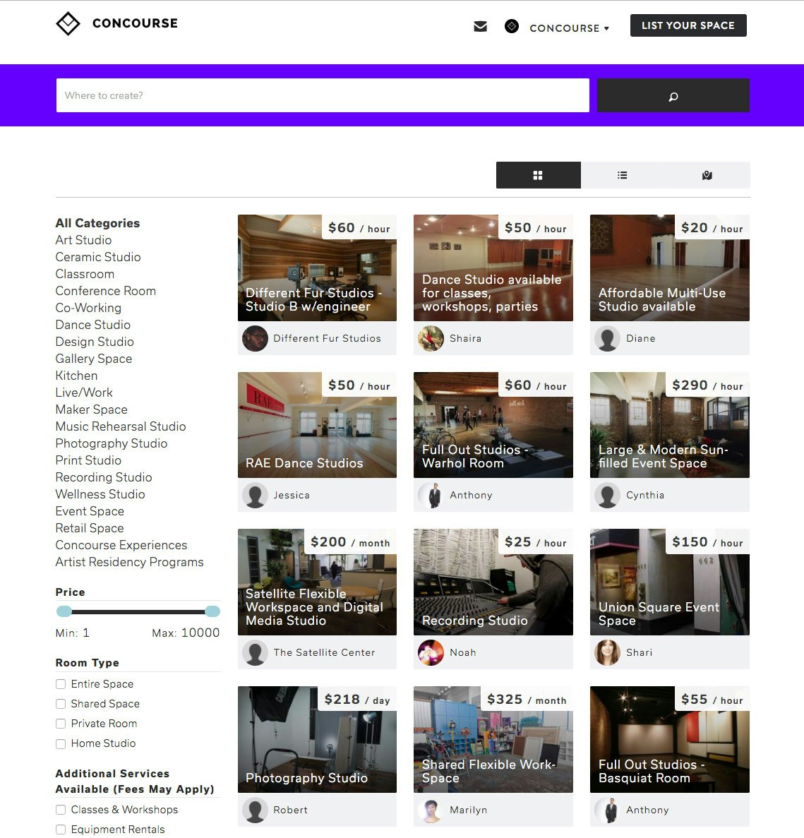 Concourse gallery image